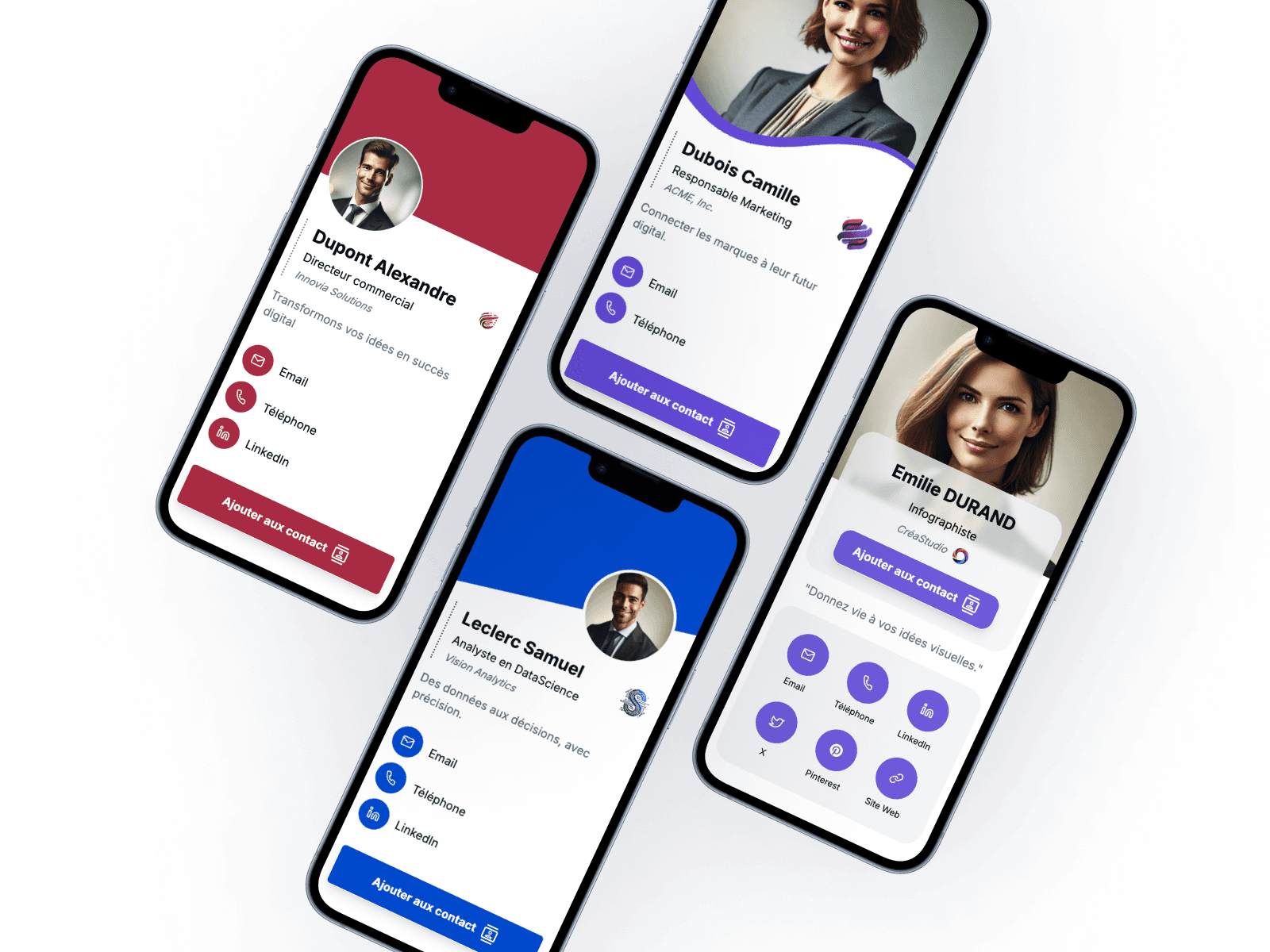 digital business card example
